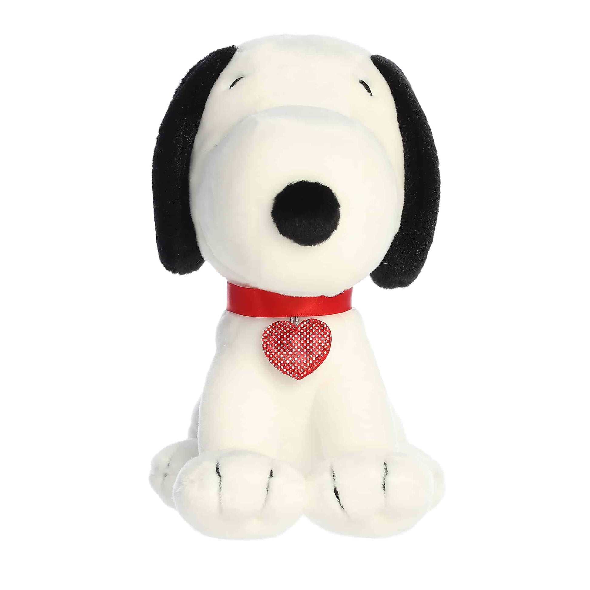 Peanuts Snoopy Heart Tag Plush 9"