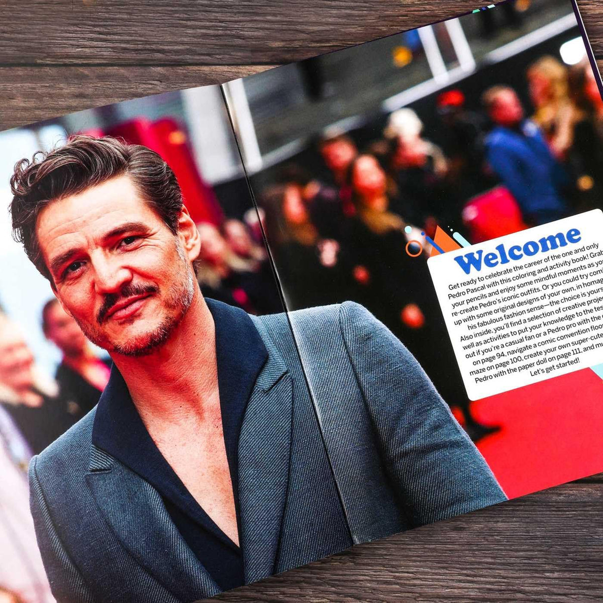 Pedro Pascal Coloring Pedro Pascal Coloring & Activity Book – www.shoptherocket.com