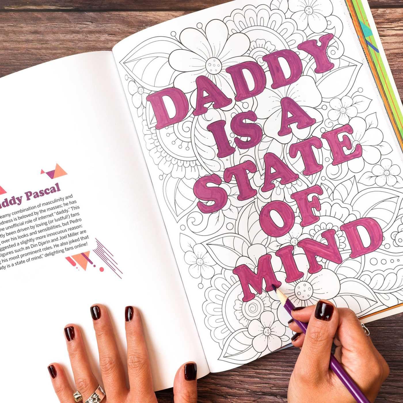 Pedro Pascal Coloring & Activity Book