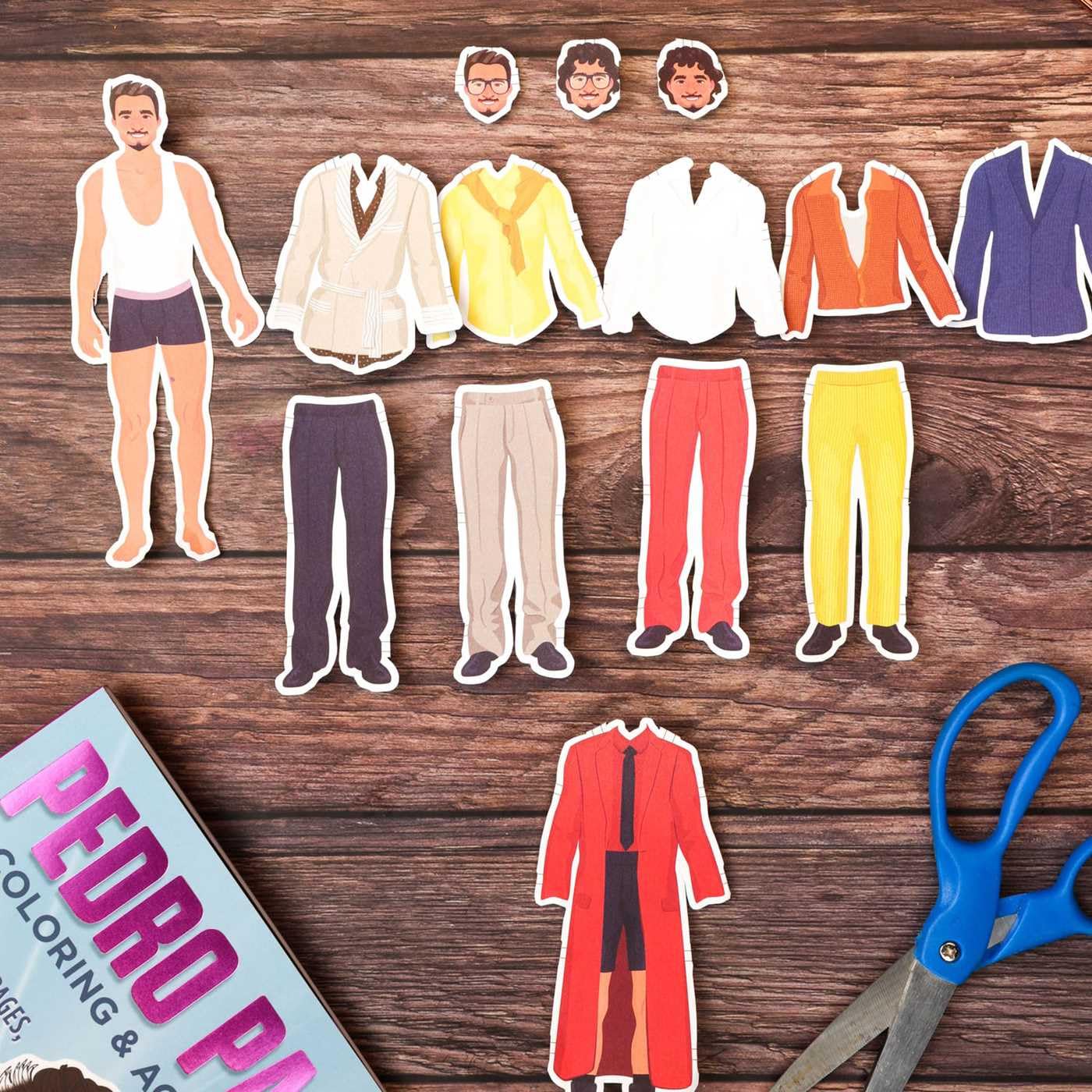 Pedro Pascal Coloring & Activity Book