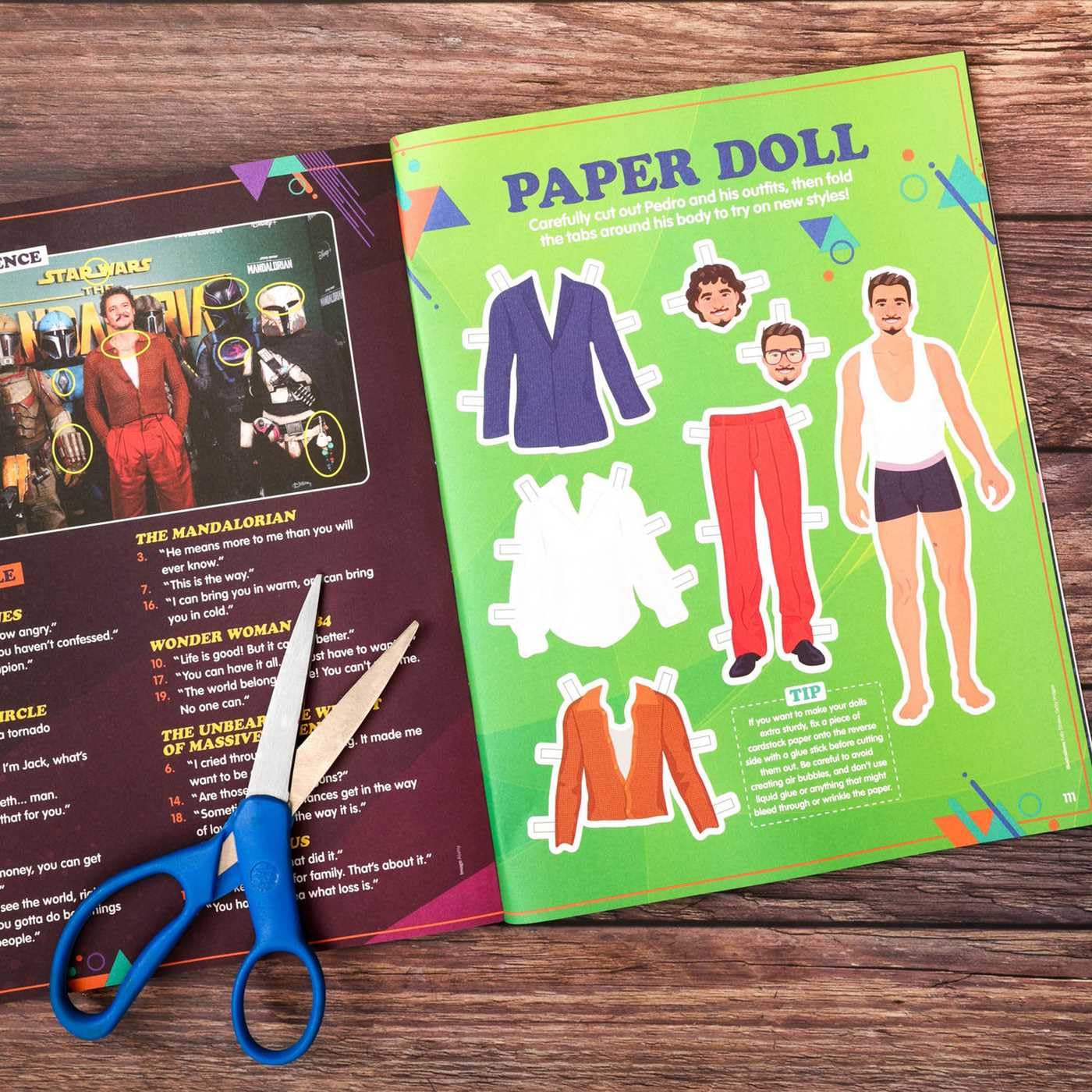 Pedro Pascal Coloring & Activity Book