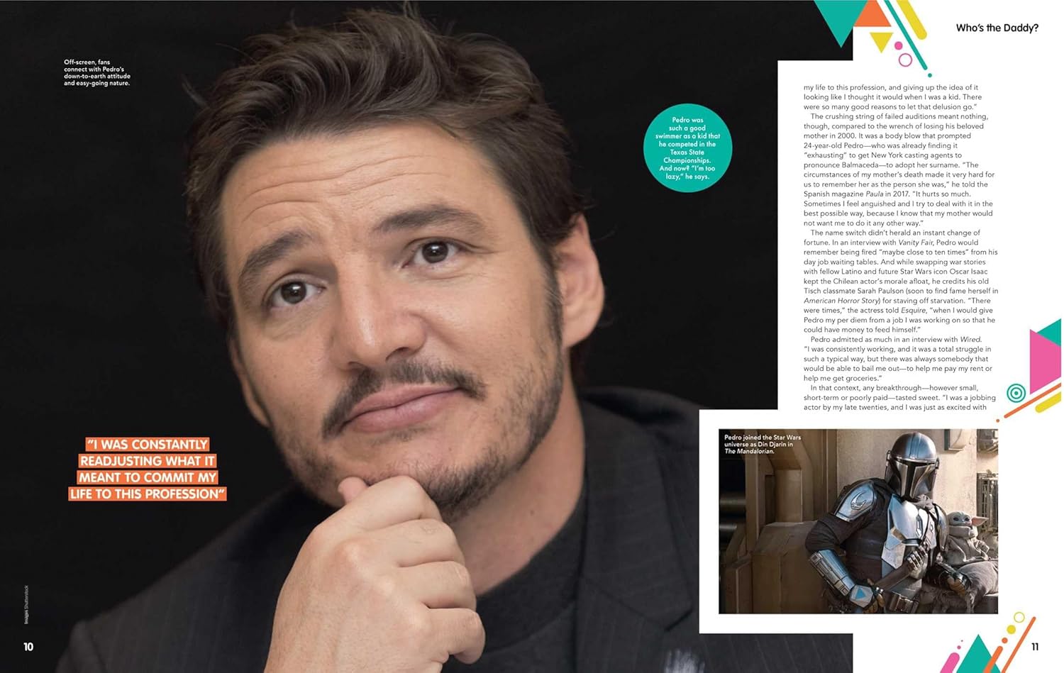 Pedro Pascal Coloring & Activity Book