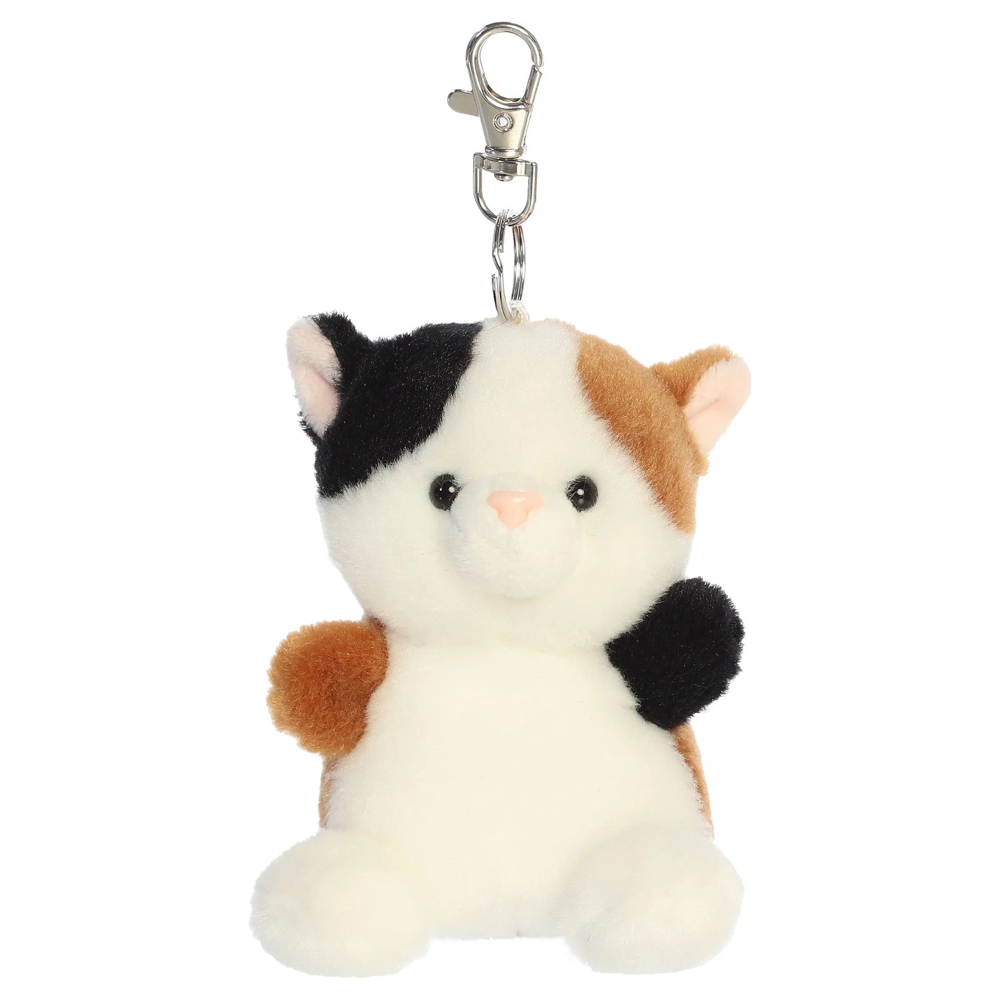 Peebs Calico Cat Clip-On Palm Pals Plush  4"
