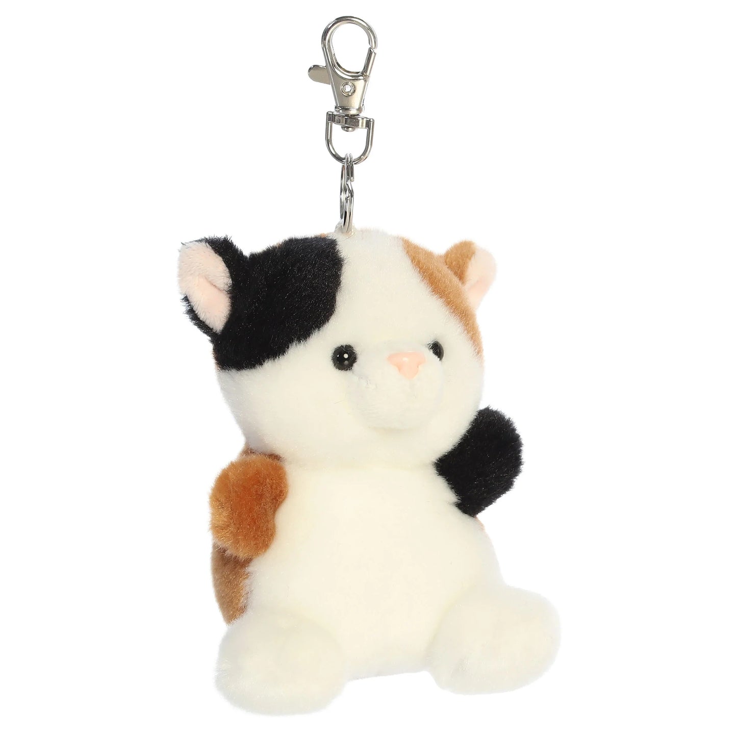 Peebs Calico Cat Clip-On Palm Pals Plush  4"