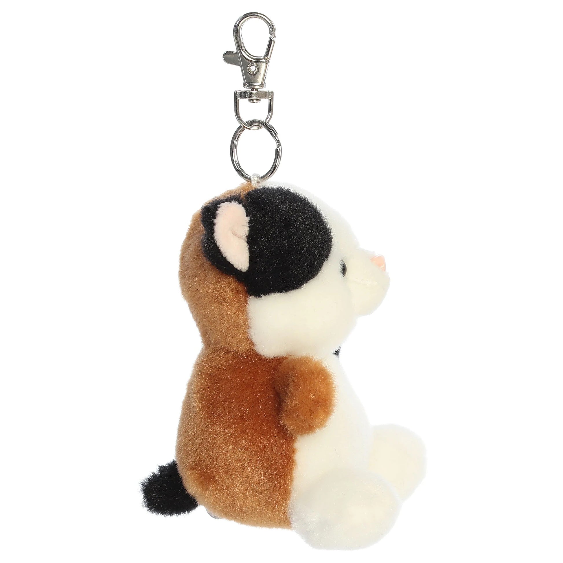 Peebs Calico Cat Clip-On Palm Pals Plush  4"
