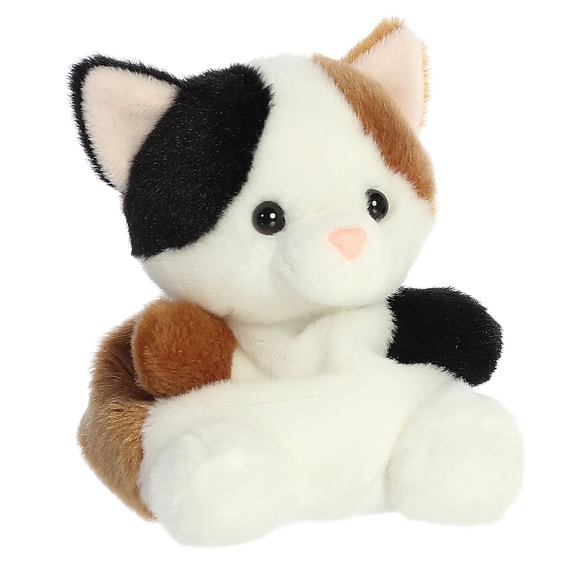 Peebs Calico Cat Palm Pals Plush 5"