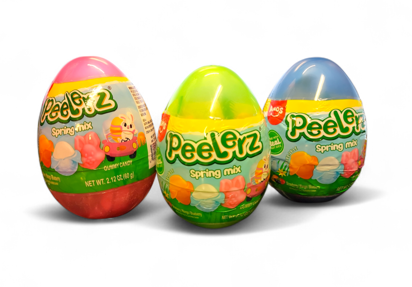 Peelerz Gummy Candy Spring Mix In Egg