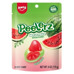 Peelerz Gummy Watermelon Bag 6 oz