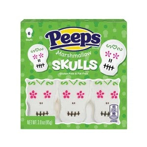 Peeps Skulls 6 pc