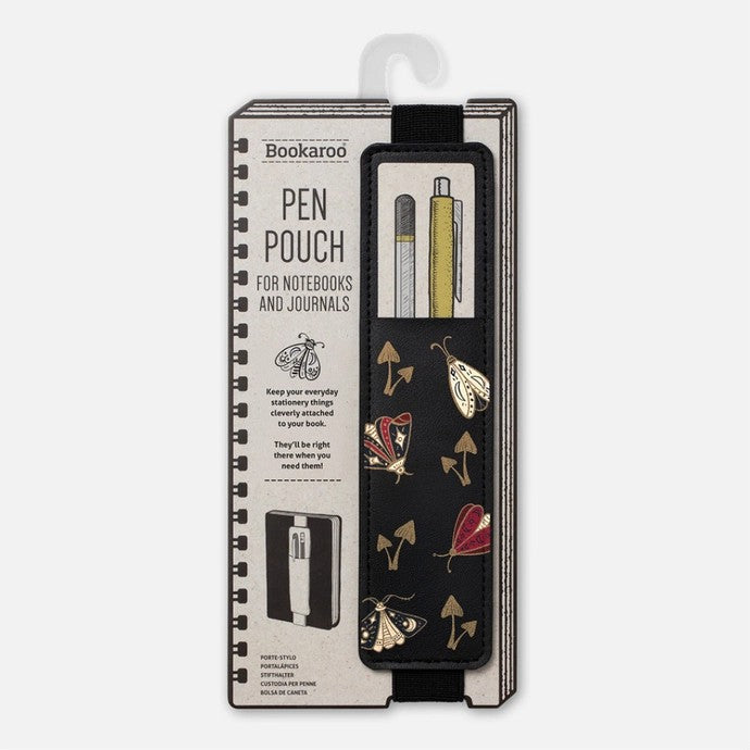 Pen Pouch For Notebooks & Journals Moths