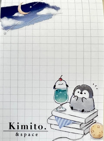 Penguin Mini Note Pad Kimito & Space