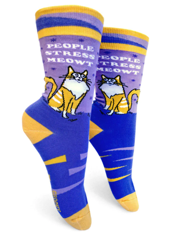 People Stress Meowt Women's Socks