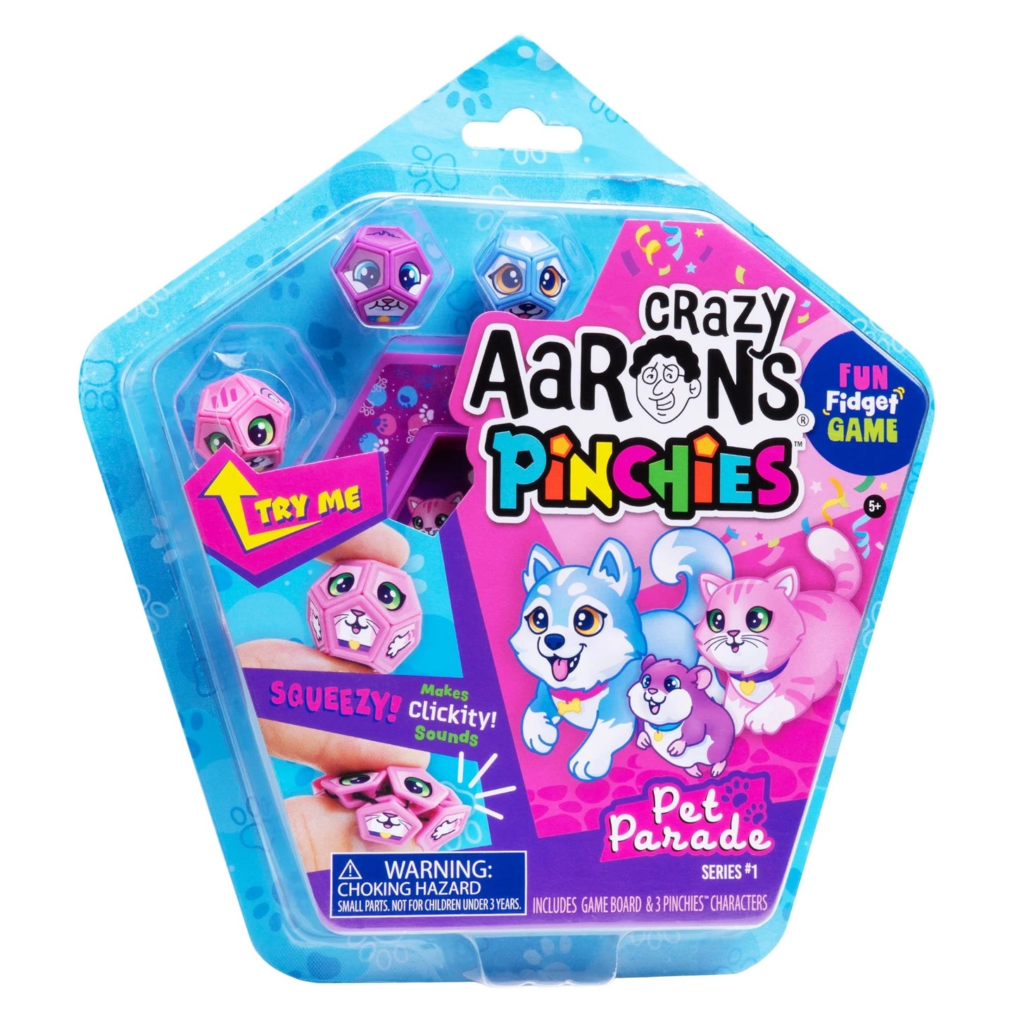 Pinchies Fun Fidget Game Pet Parade Series 1