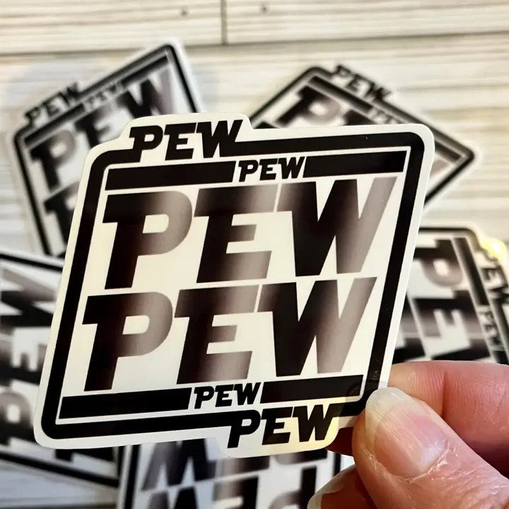 Pew Pew Sticker