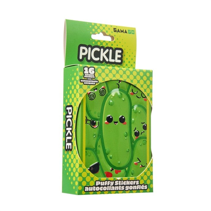 Pickle Puffy Stickers Tin