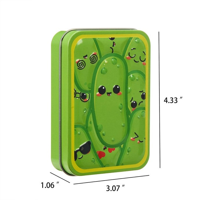 Pickle Puffy Stickers Tin