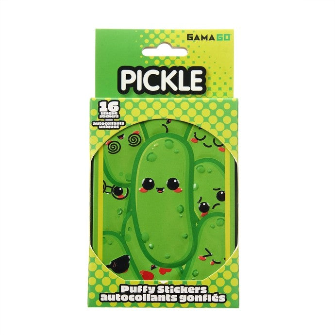 Pickle Puffy Stickers Tin