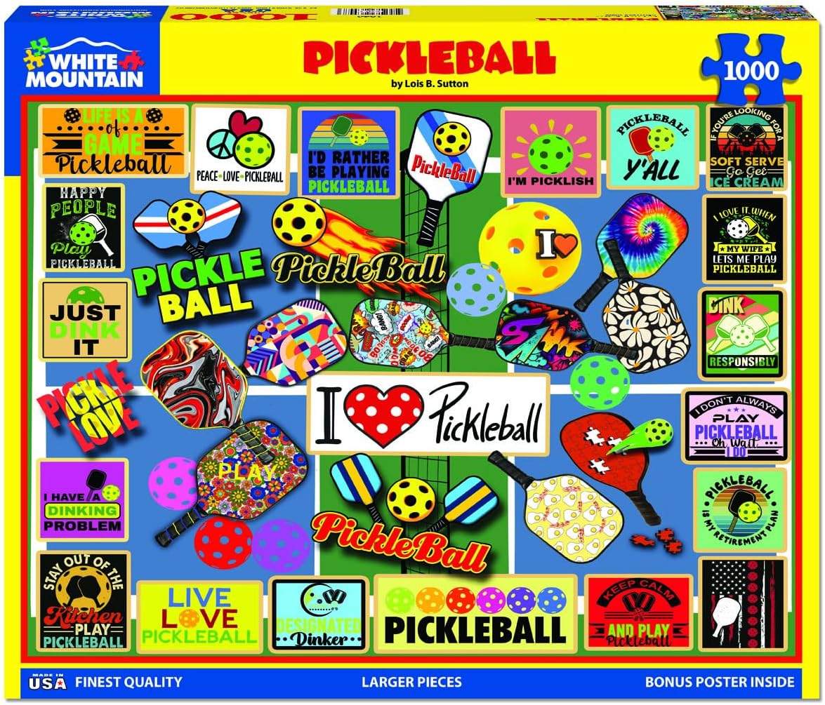Pickleball Puzzle 1000 pc