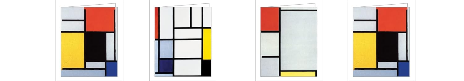 Piet Mondrian Notecard Set