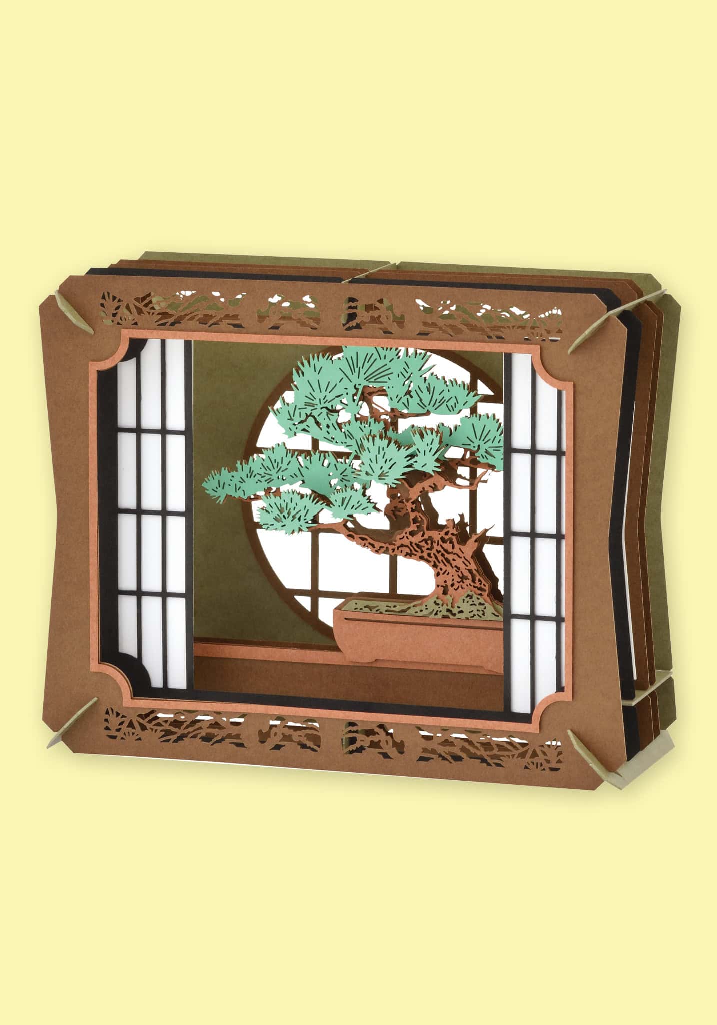 paper mache bonsai tree Pine Tree Bonsai Paper Theatre – www.shoptherocket.com