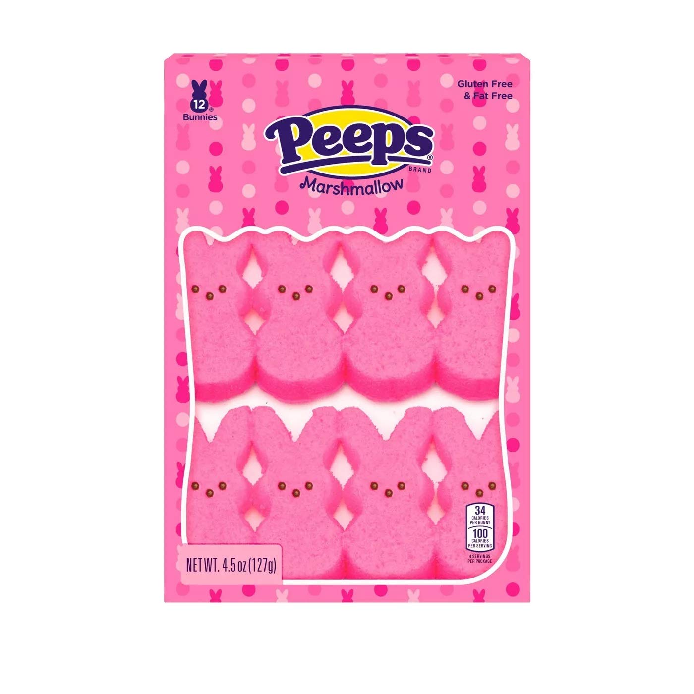 Peeps Pink Bunnies 12 pc
