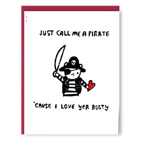 Card Pirate Booty Love