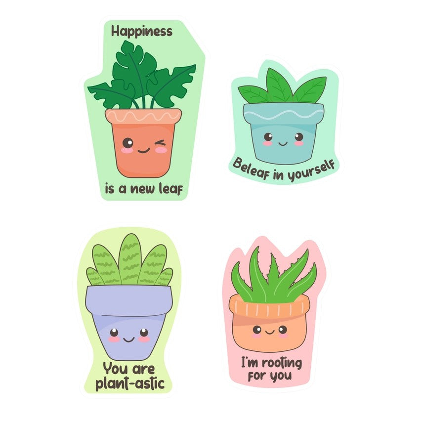 Pixelpop The Positive Plant Diamond Art Sticker Kit