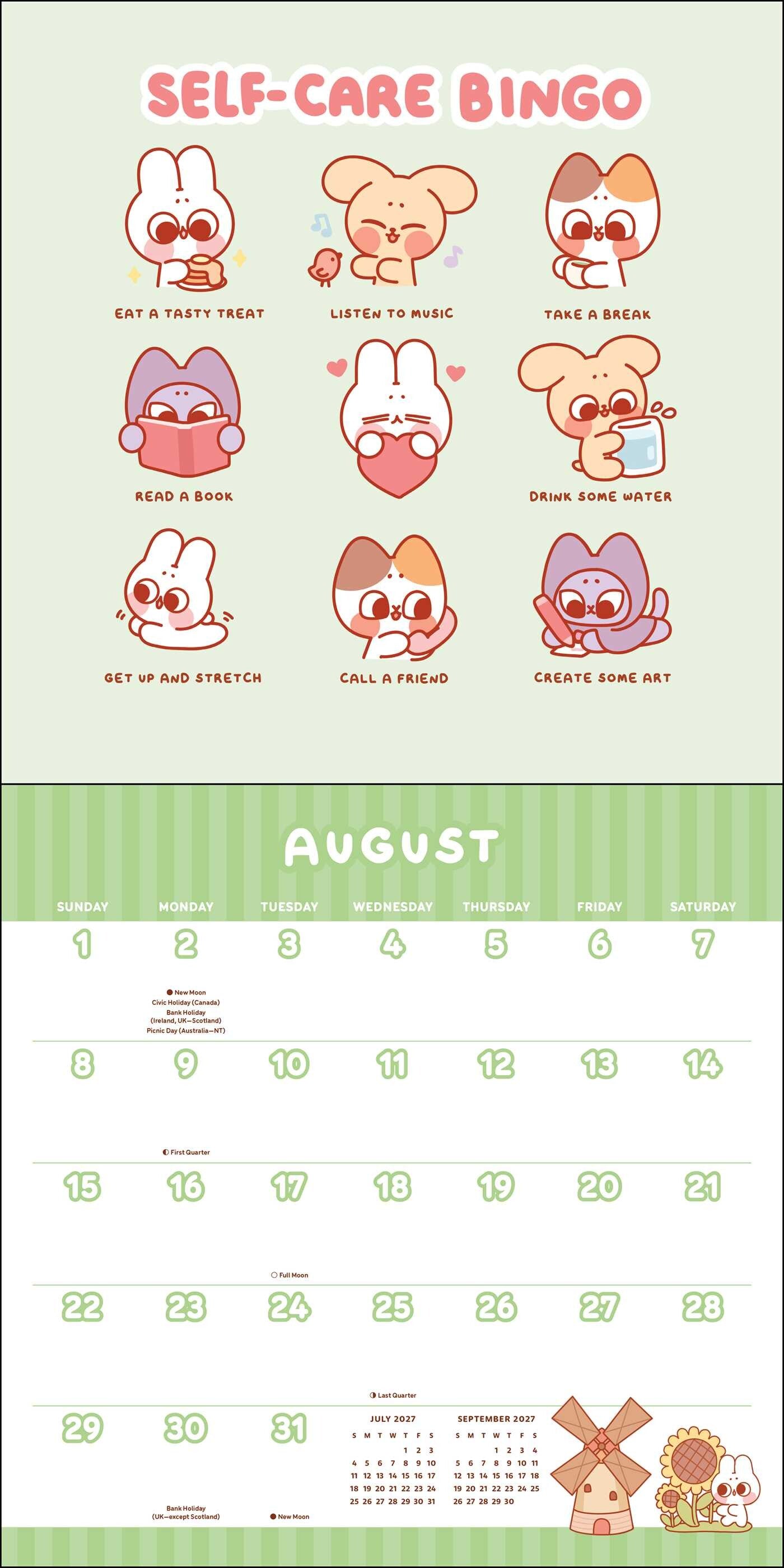 Pocket Peaches 2027 Wall Calender