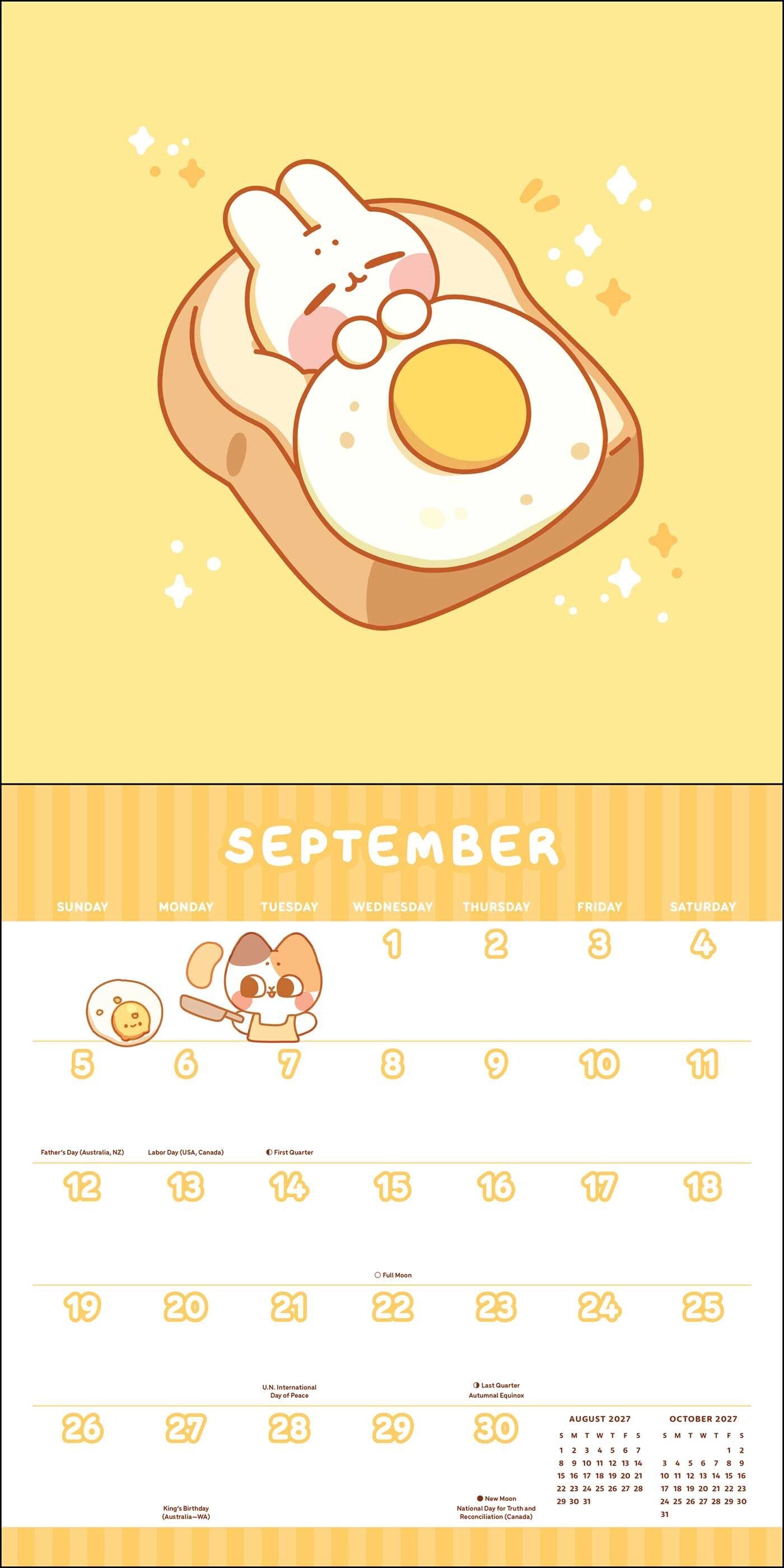 Pocket Peaches 2027 Wall Calender