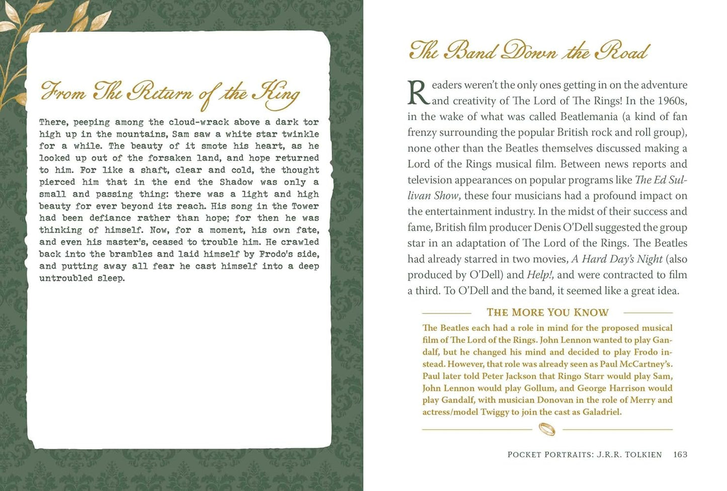 Pocket Portrait J.R.R. Tolkien Book