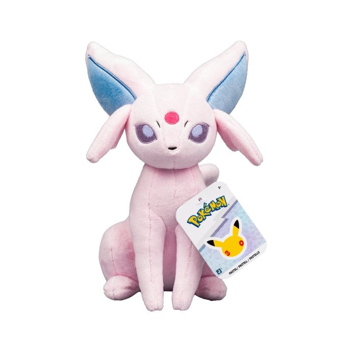 Pokemon 30th Anniversary Espeon Pastel Plush 8"
