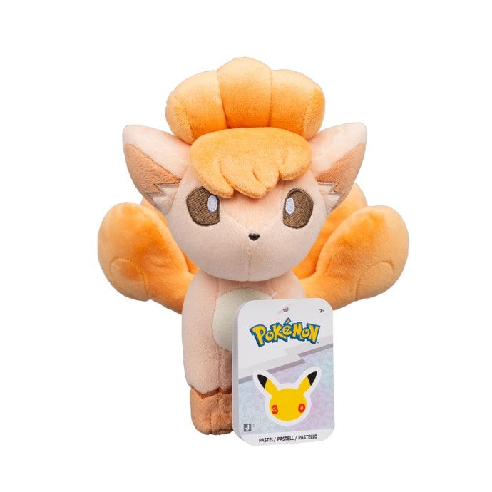 Pokemon 30th Anniversary Vulpix Pastel Plush 8"