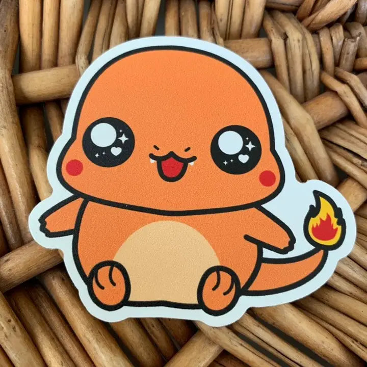 Pokemon Charmander Die Cut Sticker V1