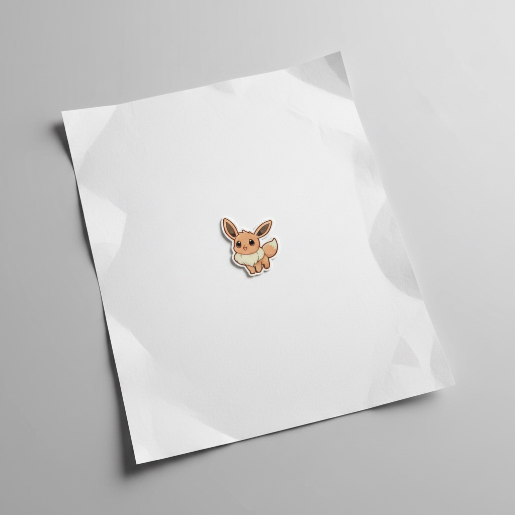 Pokemon Eevee Die Cut Sticker