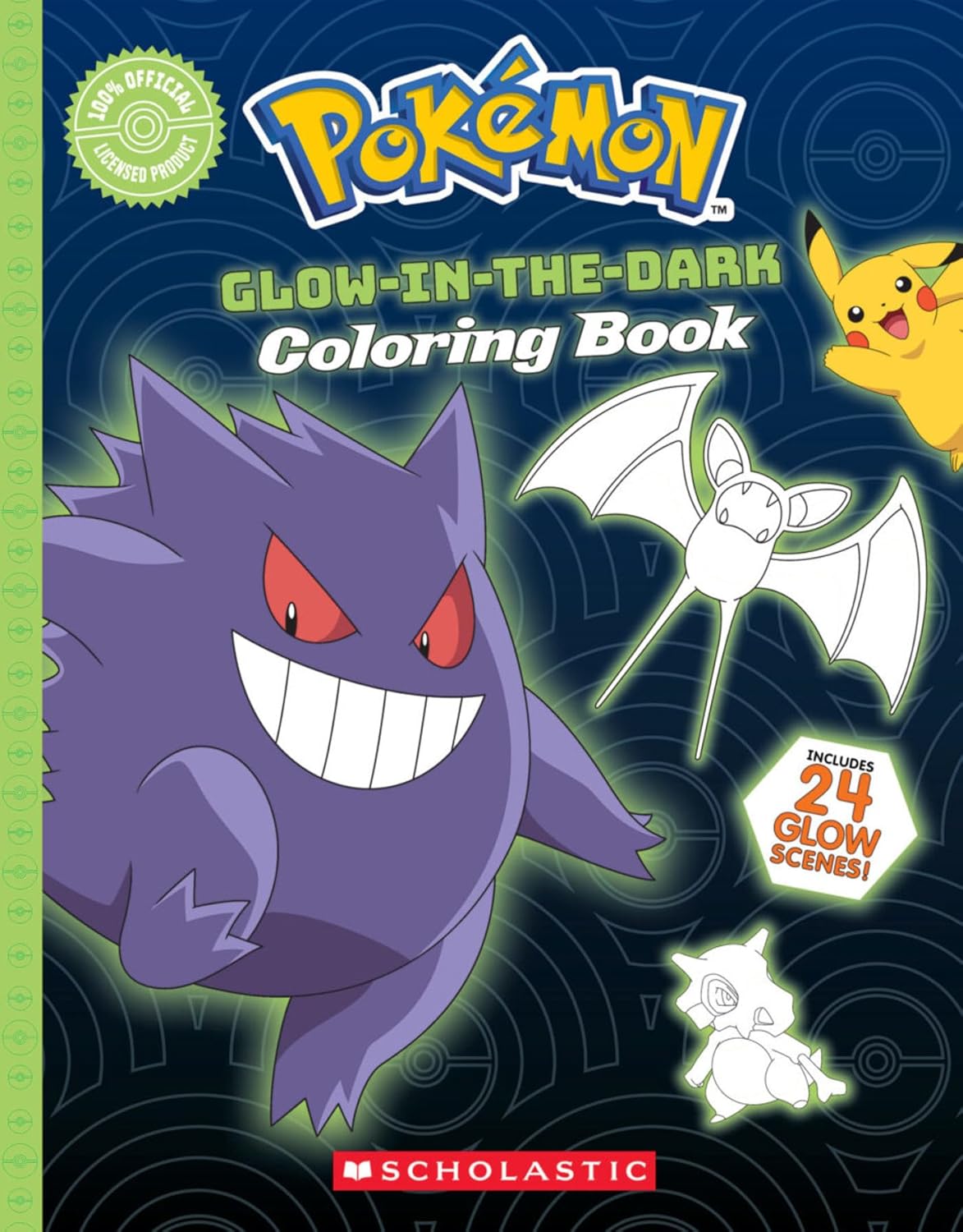 Pokemon Glow In The Dark Coloring Book