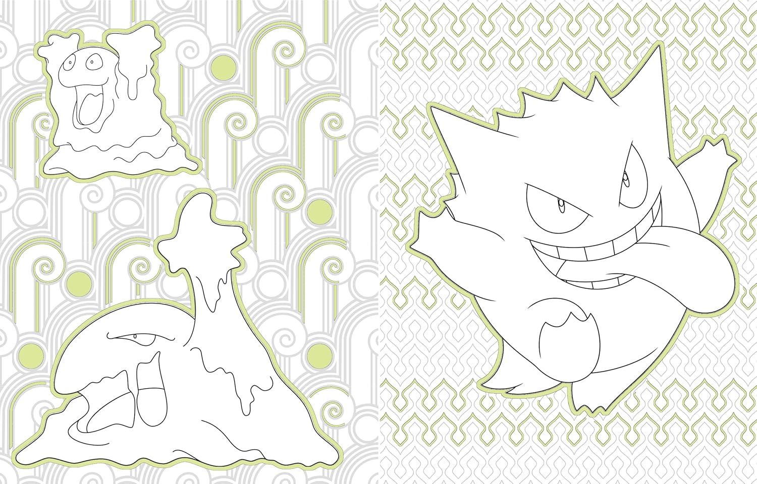 Pokemon Glow In The Dark Coloring Book