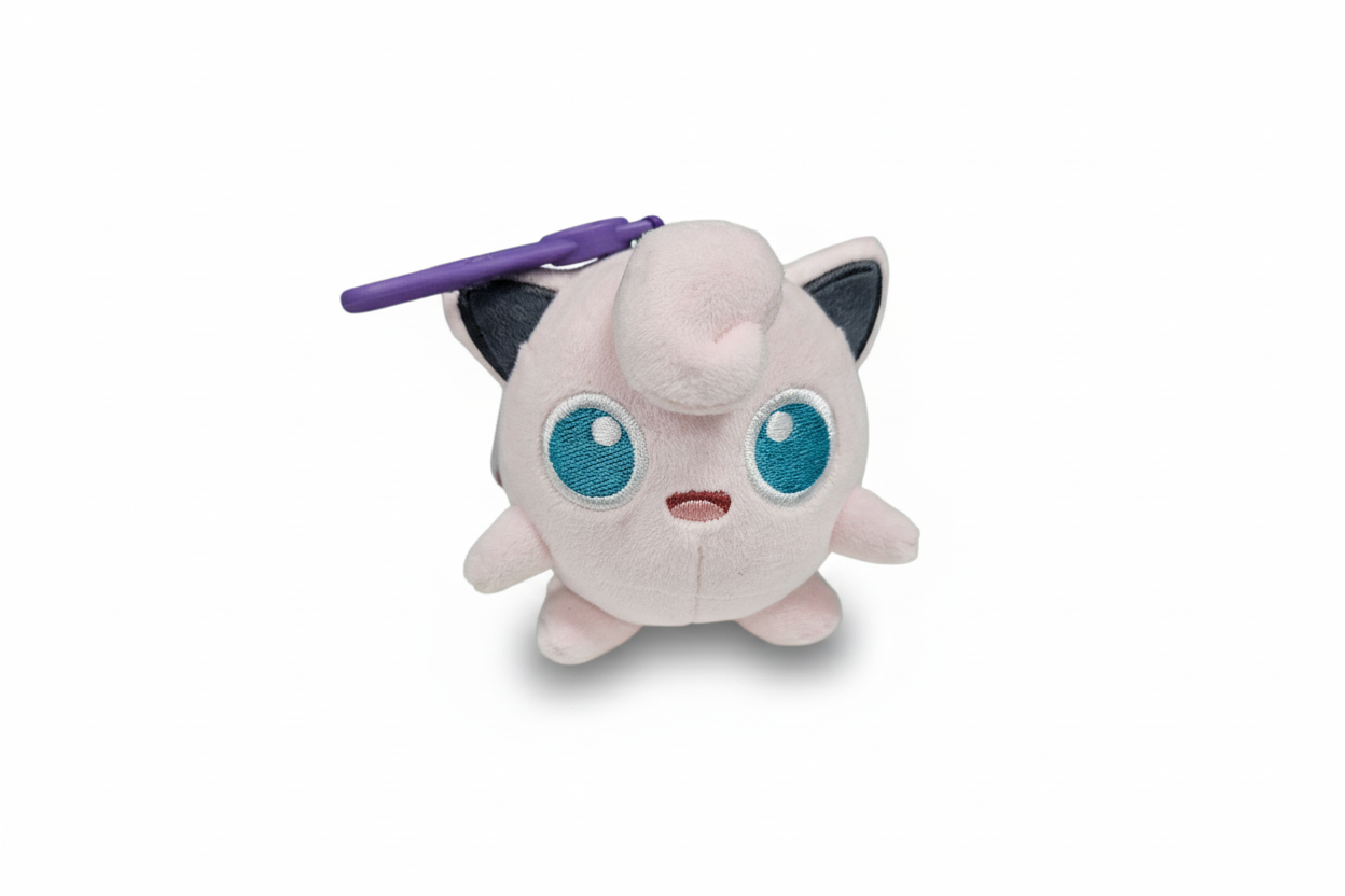 Pokemon Jigglypuff Clip-On Plush