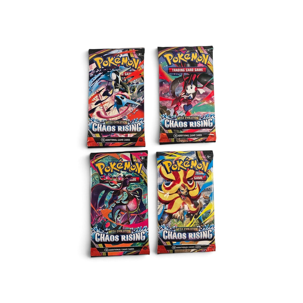Pokemon Mega Evolution Chaos Rising Booster Pack Trading Cards