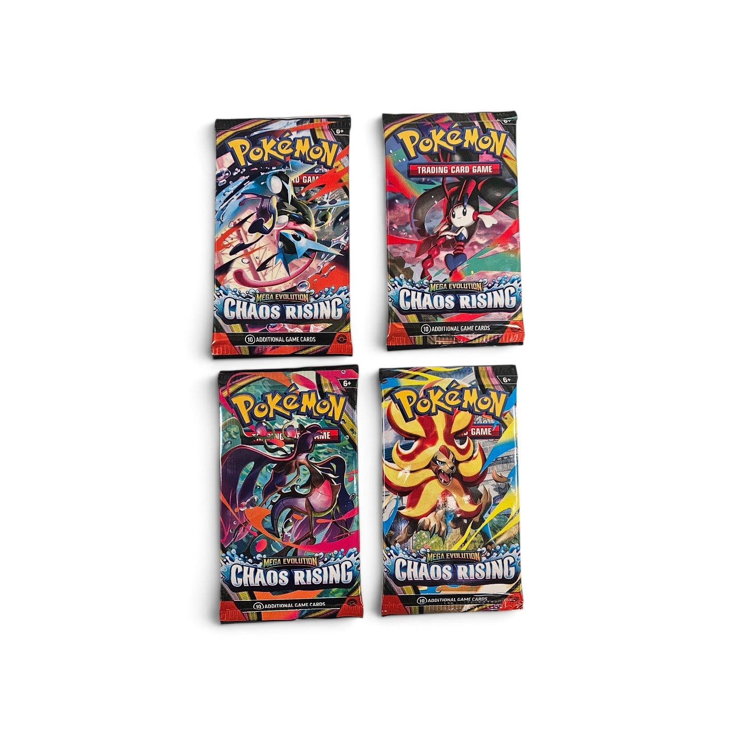 Pokemon Mega Evolution Chaos Rising Booster Pack Trading Cards