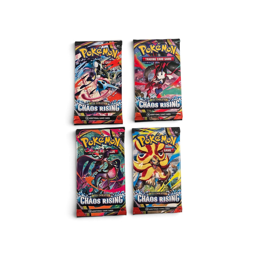 Pokemon Mega Evolution Chaos Rising Booster Pack Trading Cards