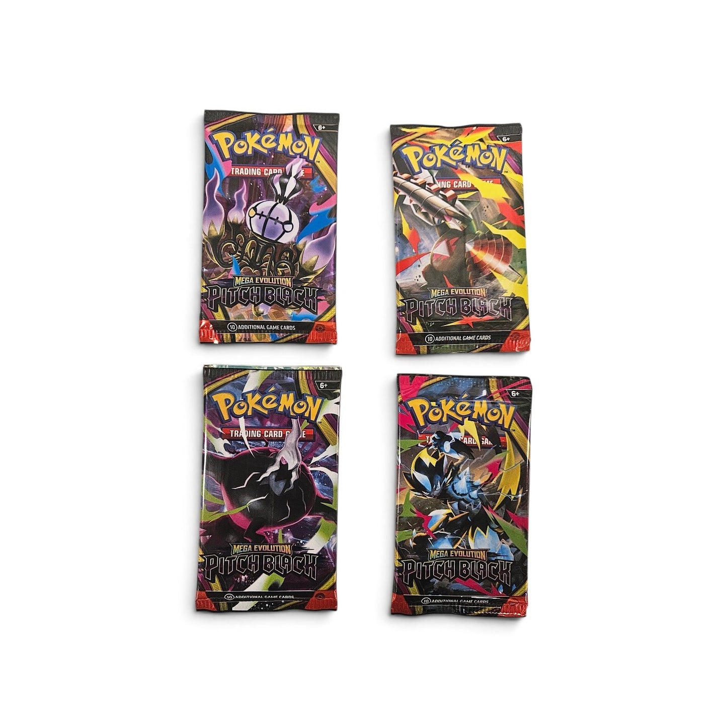 Pokemon Mega Evolution Pitch Black Booster Pack Trading Cards