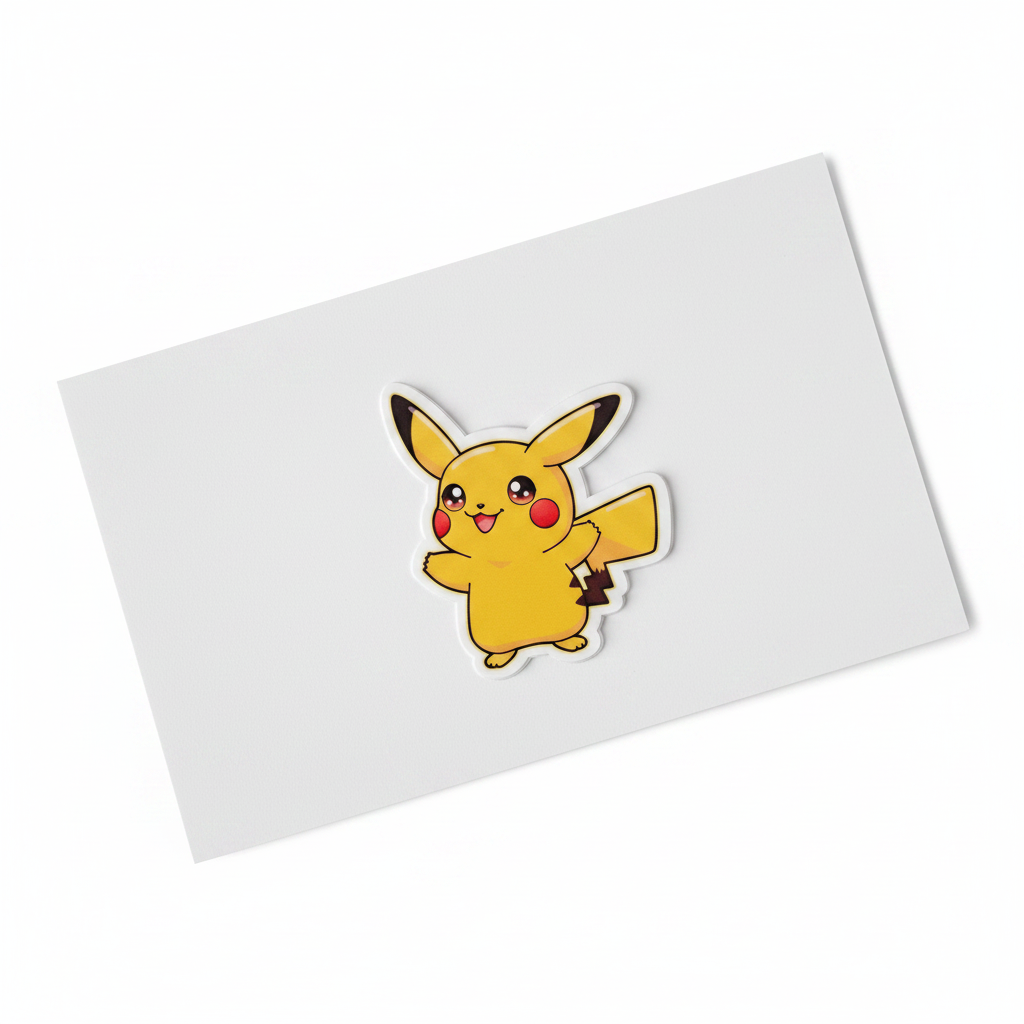 Pokemon Pikachu Die Cut Sticker V2