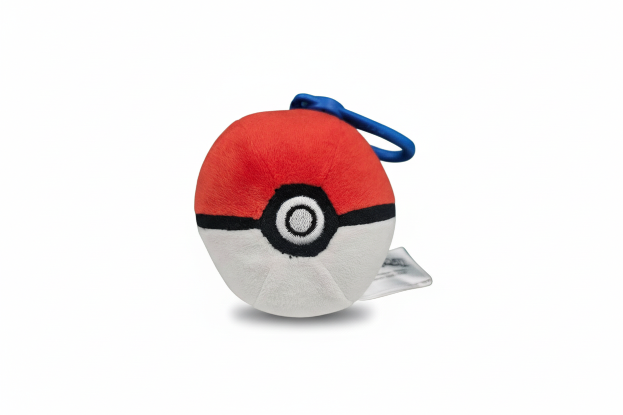 Pokemon Poke Ball Clip-On Plush