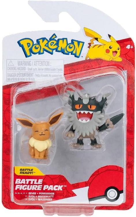 Pokemon Battle Figure Set Eevee & Perrserker