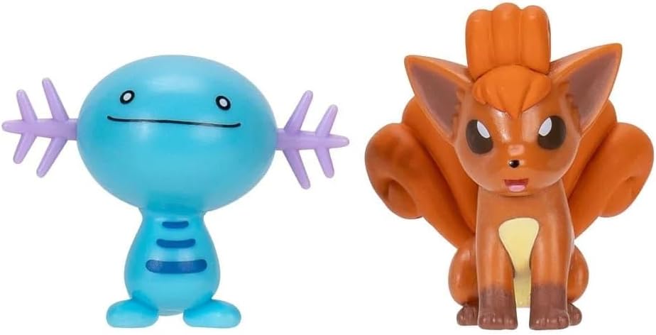Pokemon Battle Figure Set Wooper & Vulpix