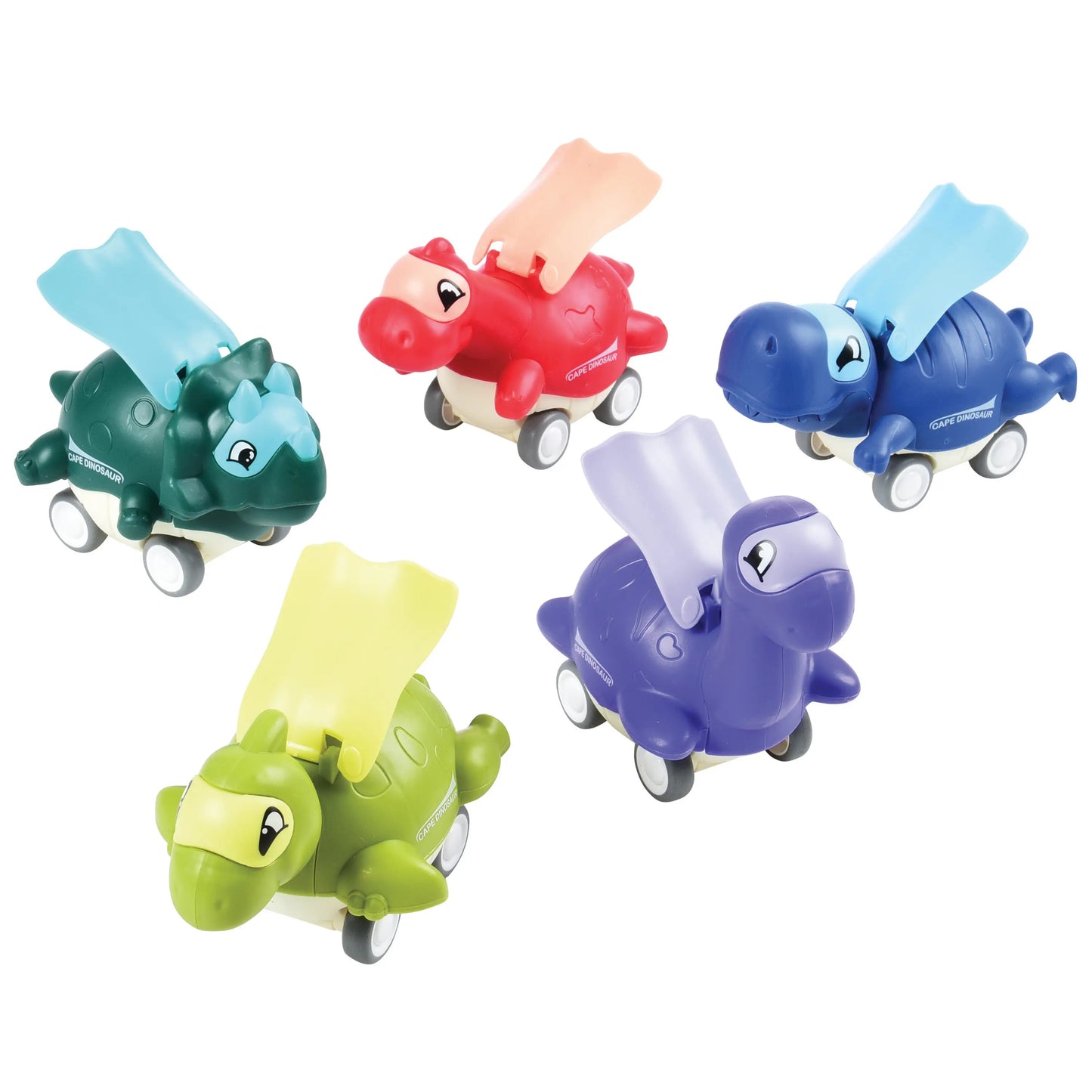 Press And Go Dino With Cape Assorted