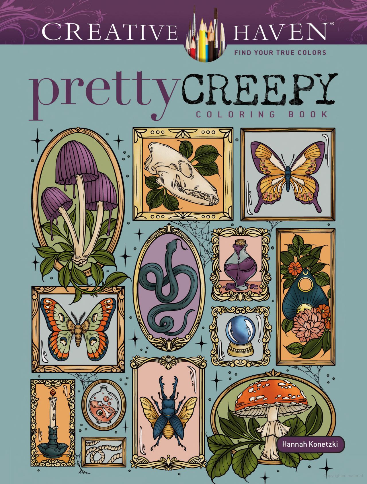 Pretty Creepy Coloring Book Creative Haven