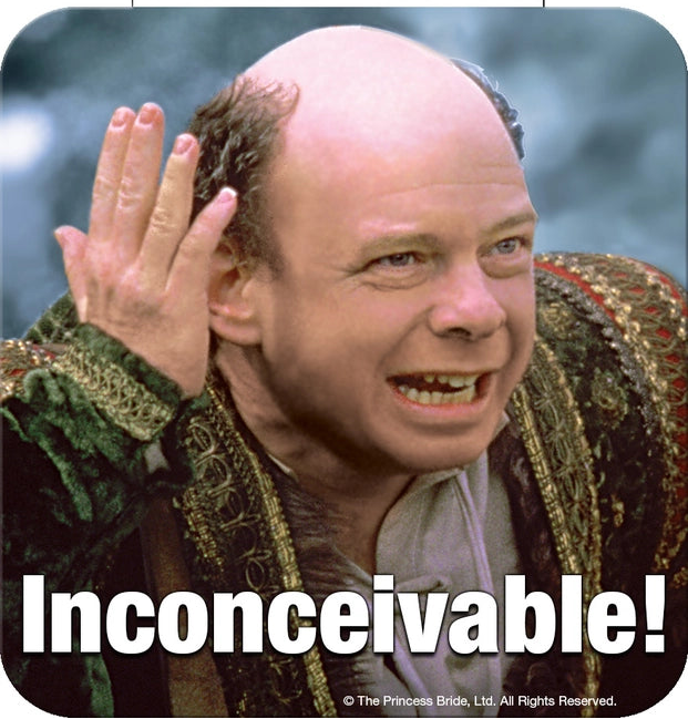 Princess Bride Inconceivable Die Cut Sticker