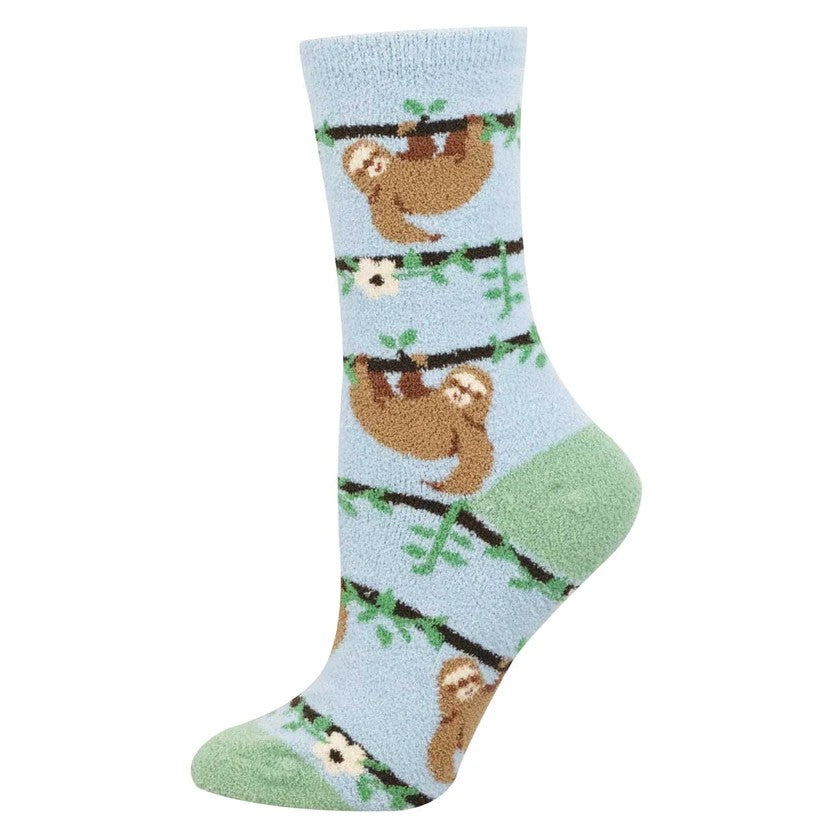 Professional Relaxer Women's Pajama Socks Blue