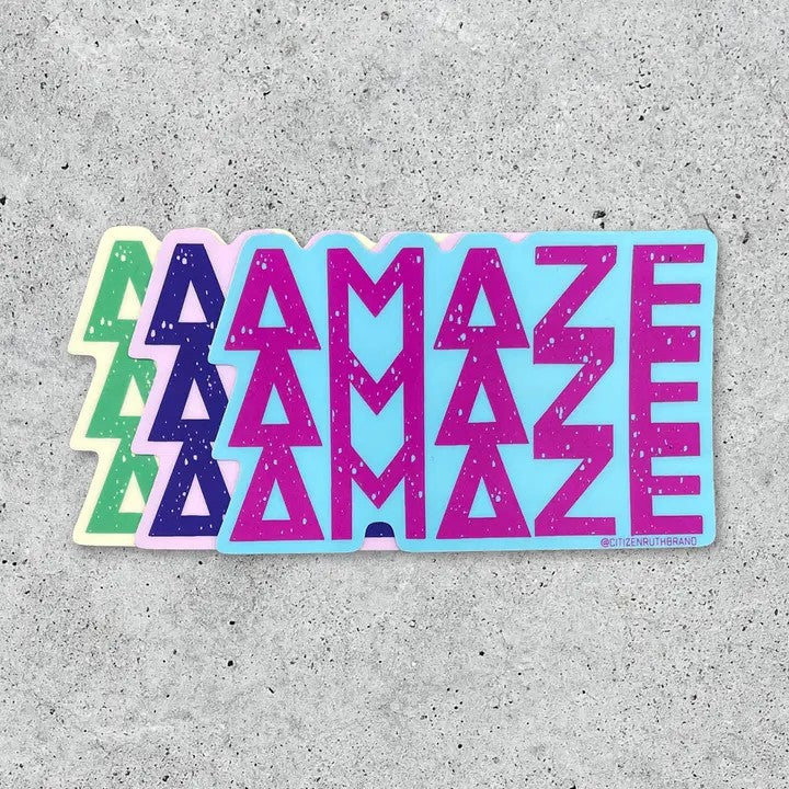 Project Hail Mary Amaze Amaze Amaze Vinyl Sticker